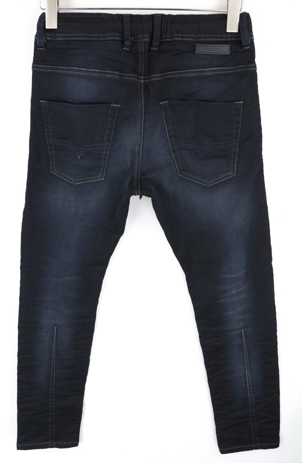 DIESEL Krooley-Ne 0686F Men Jeans W26 Denim Drawstring Sweat Jogg Taper Boys