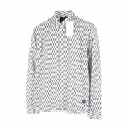 SCOTCH & SODA Men Shirt M Spread Collared Twill Casual Abstract Patterned Casual