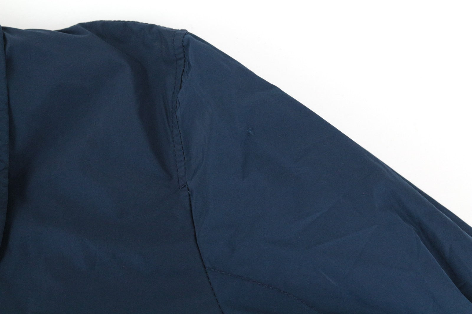 RICHMOND X Men Jacket 48 Short Trench Coat Style Nylon Dark Blue Belted Casual