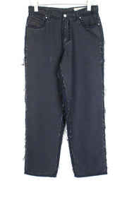 DIESEL Niclah 084NI Women Jeans W28/L32 High Waist Distressed Cropped Straight