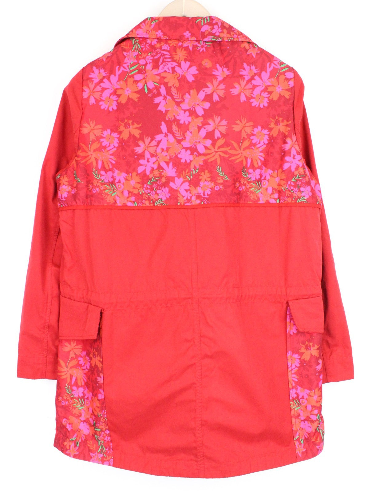 DESIGUAL Chaq Delphine Women Jacket 38 M Floral Patterned Mid-Length Colourful