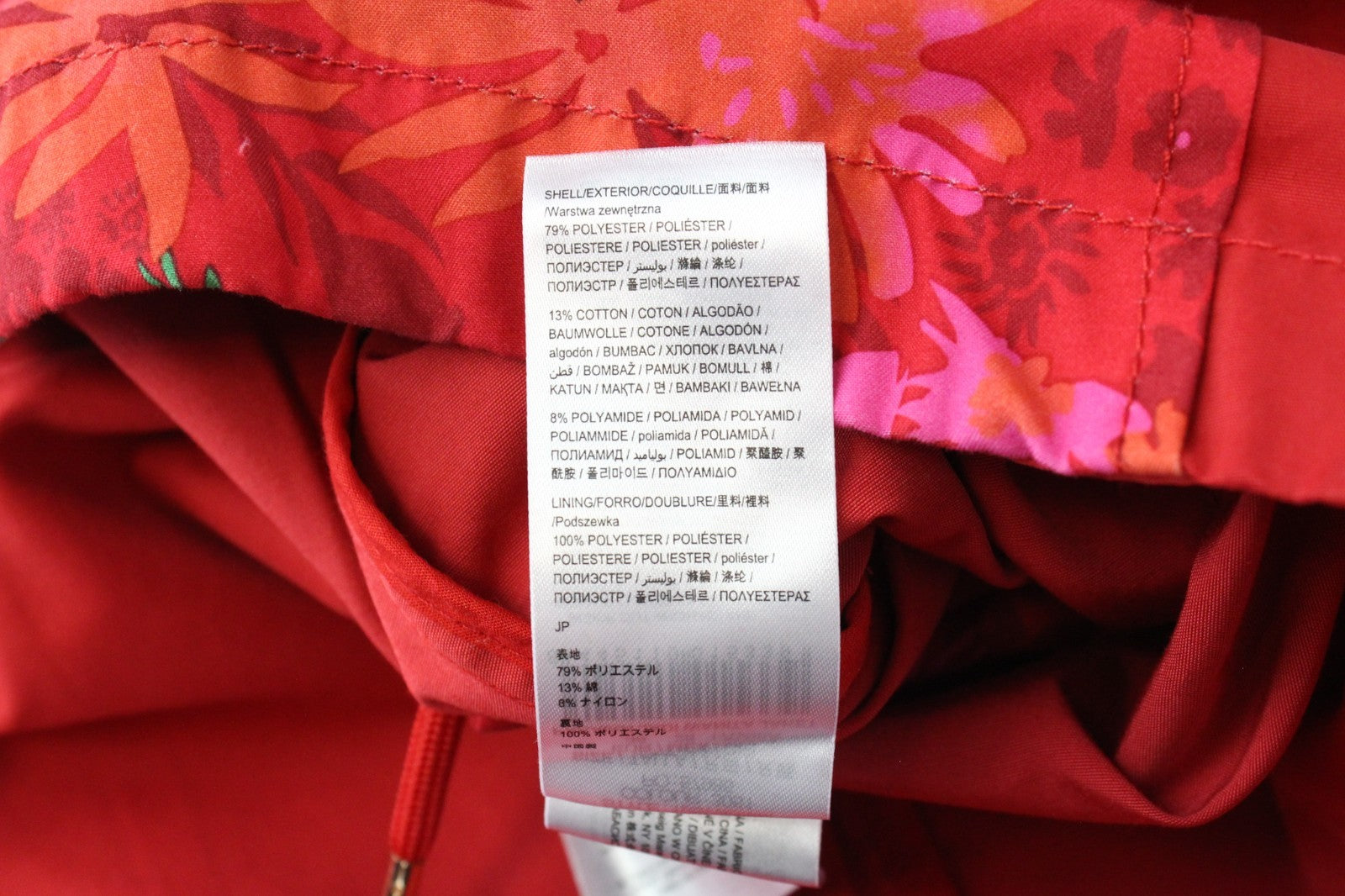 DESIGUAL Chaq Delphine Women Jacket 38 M Colourful Floral Patterned Mid Length