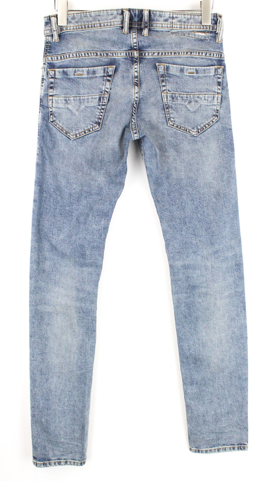 DIESEL Thommer 084UX Men Jeans W27/L32 Boys Skinny Stained Zip-Fly Stone Washed