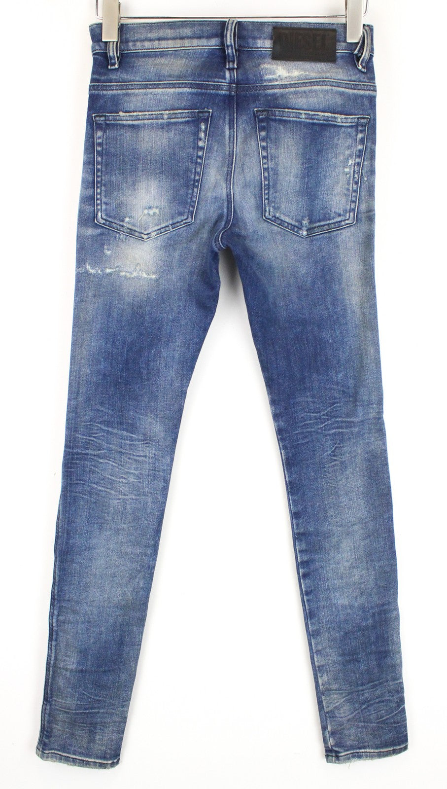 DIESEL D-Reeft-T 0870O Men Jeans W26 Skinny Boys Sweat Jogg Distressed Stained