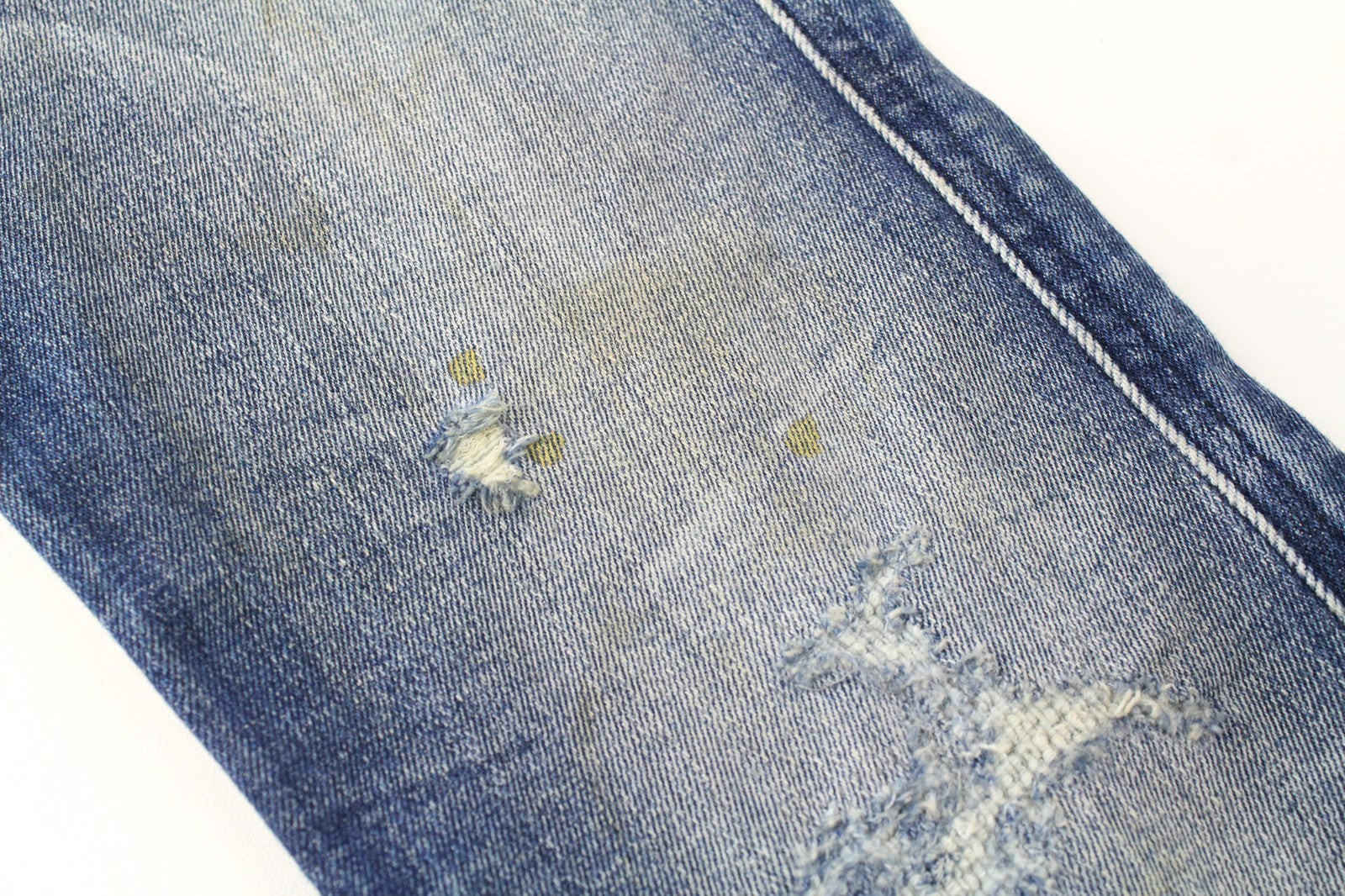 DIESEL D-Reeft-T 0870O Men Jeans W26 Sweat Jogg Skinny Boys Distressed Stained