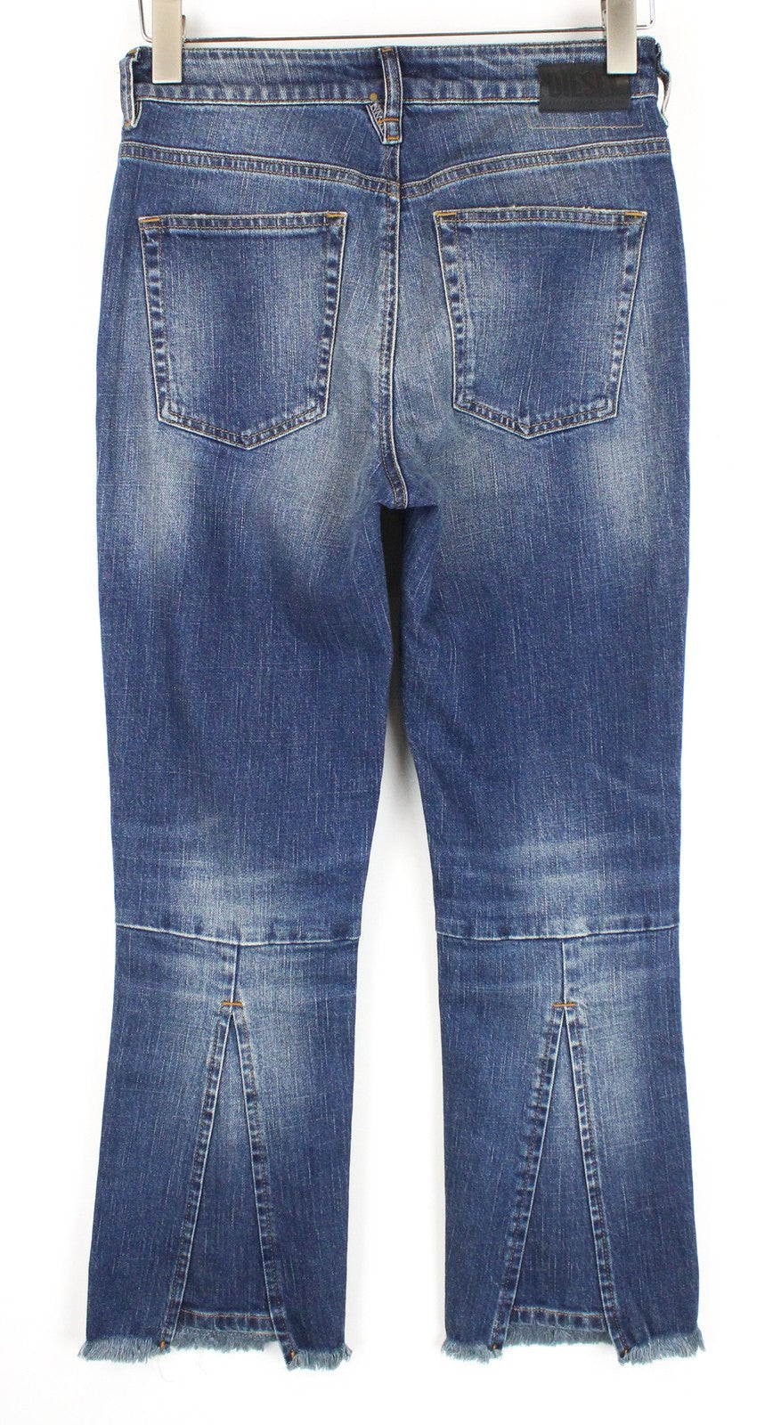 DIESEL D-Earlie 089AR Women Jeans W26/L32 High Waisted Distressed Zip-Fly Slim