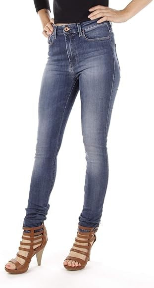 DIESEL Skinzee-High R78Q6 Women Jeans W25/L30 Super Slim-Skinny Fit Washed Blue