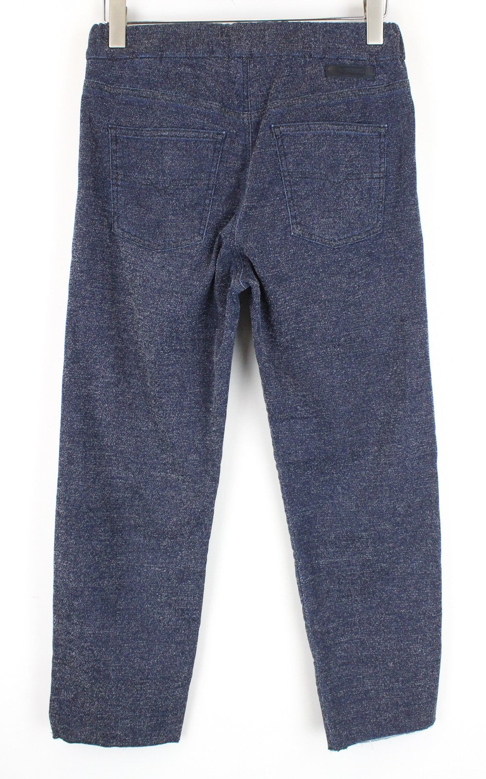 DIESEL Cosee-NE 0685Z Women Trousers W25 Sweat Jogg Boyfriend Fit Blue Pull-On