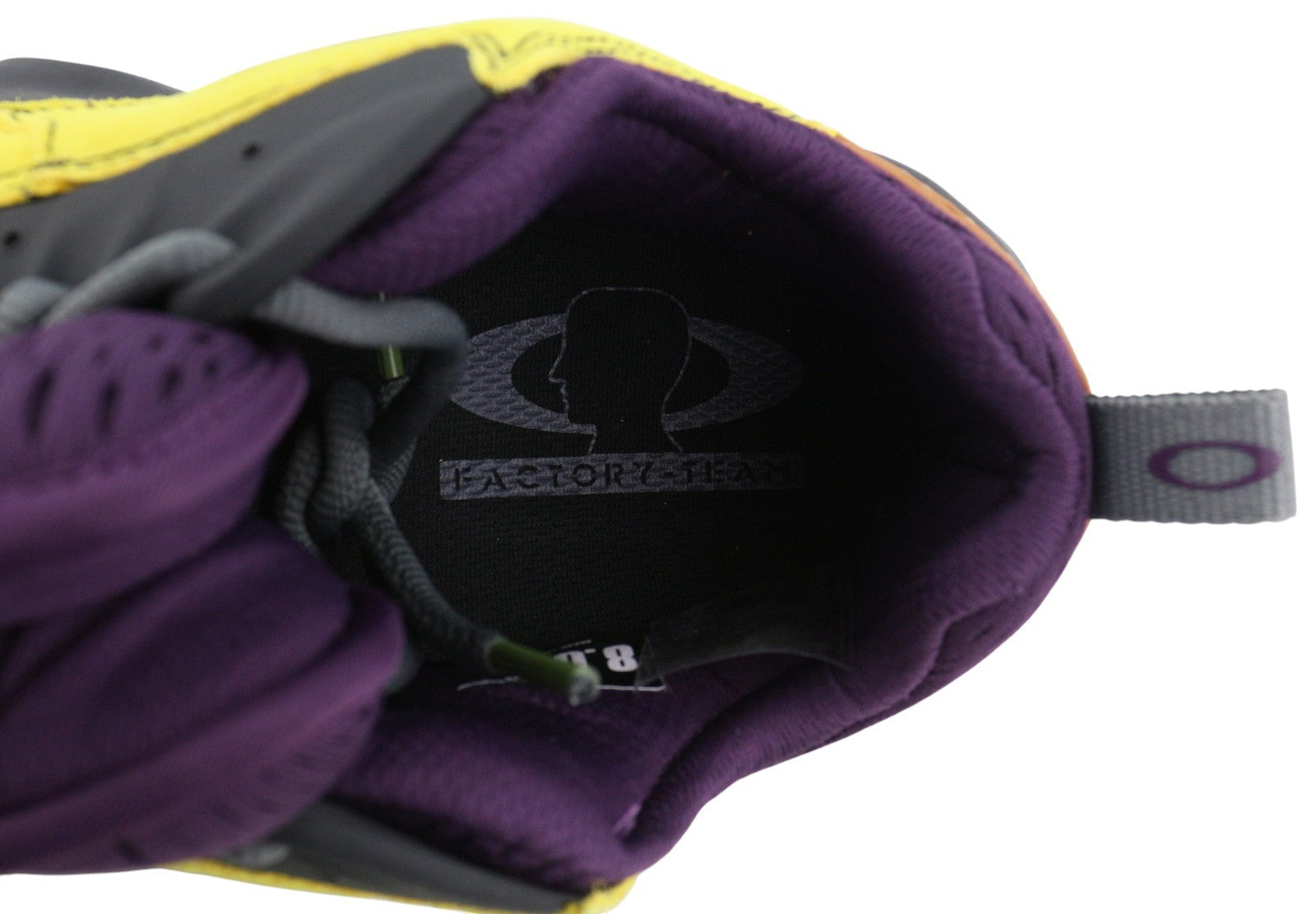 BRAIN DEAD x Oakley Factory Team Chop Saw Men Boots EU41 Lemon Plum Lace RRP189