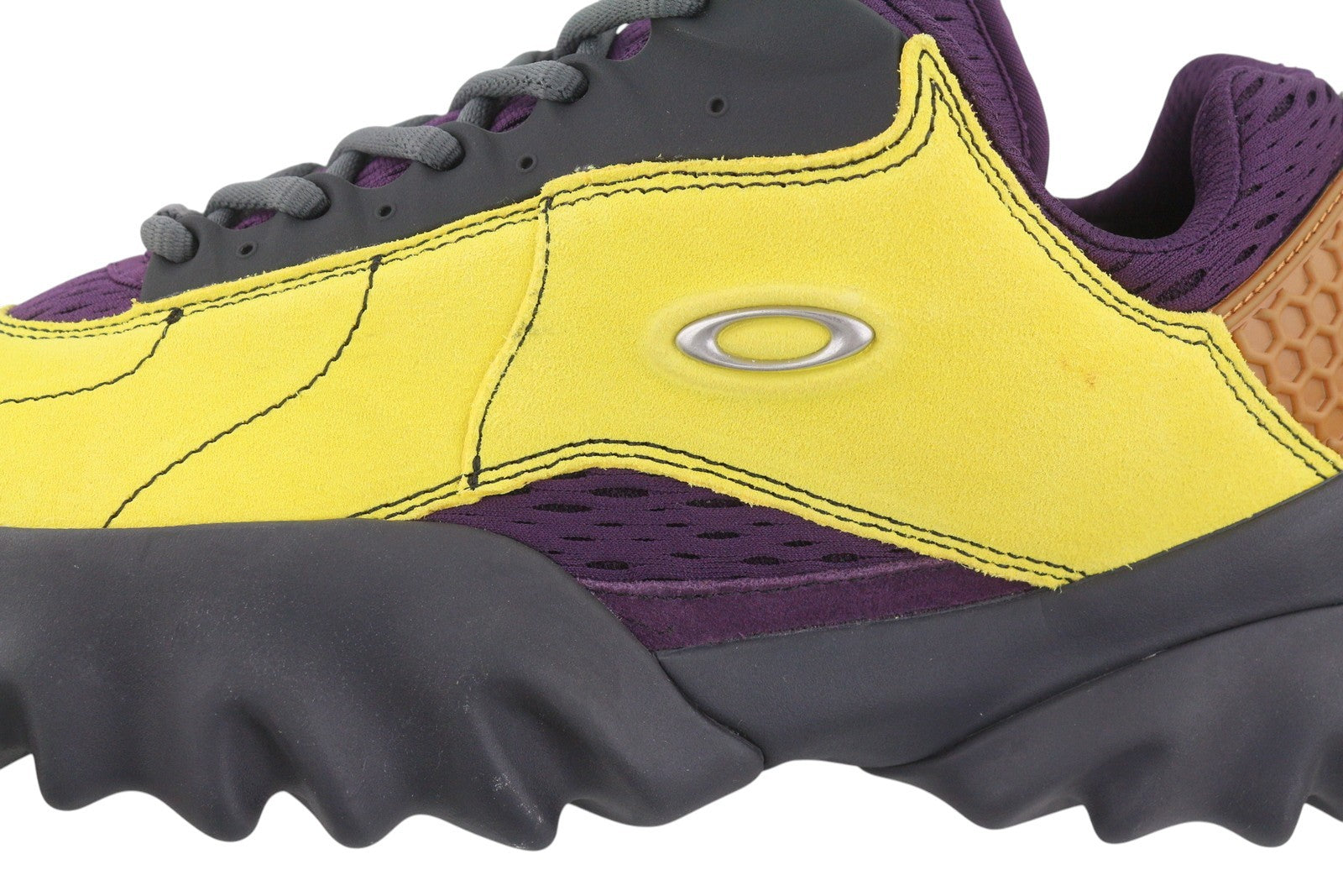 BRAIN DEAD x Oakley Factory Team Chop Saw Men Boots EU45 Lemon Plum Lace RRP189