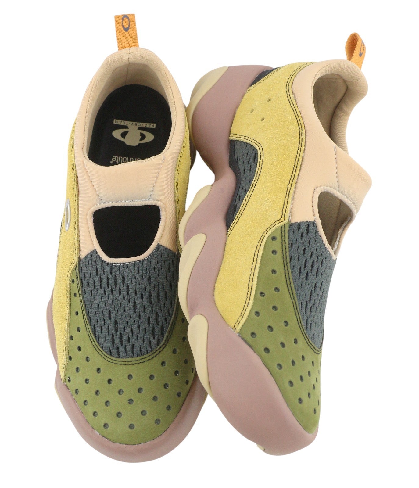 BRAIN DEAD x Oakley Factory Team Suede Flesh Men Sandals EU45.5 Whey Multi Slip