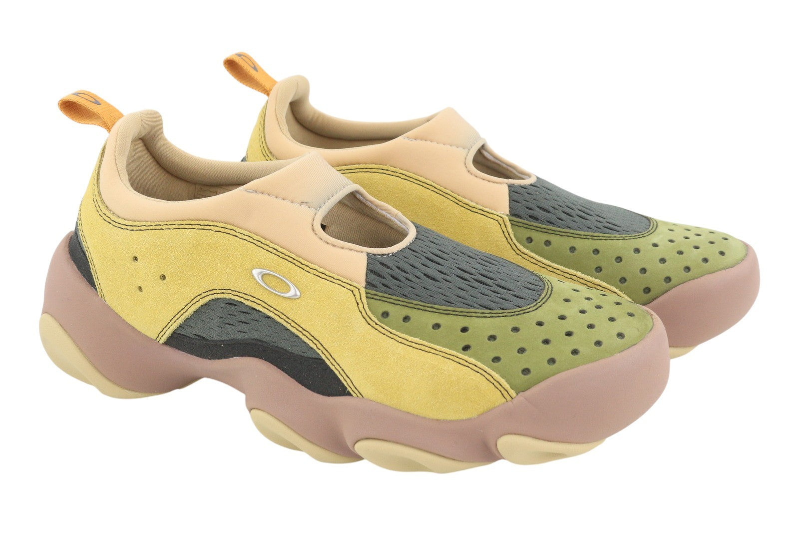 BRAIN DEAD x Oakley Factory Team Suede Flesh Men Sandals EU44 Whey Multi Low