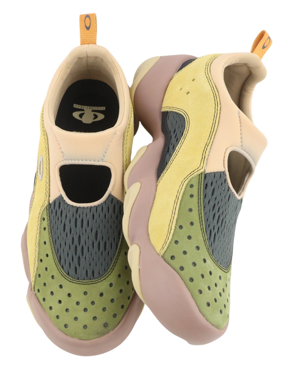 BRAIN DEAD x Oakley Factory Team Suede Flesh Men Sandals EU44 Whey Multi Low