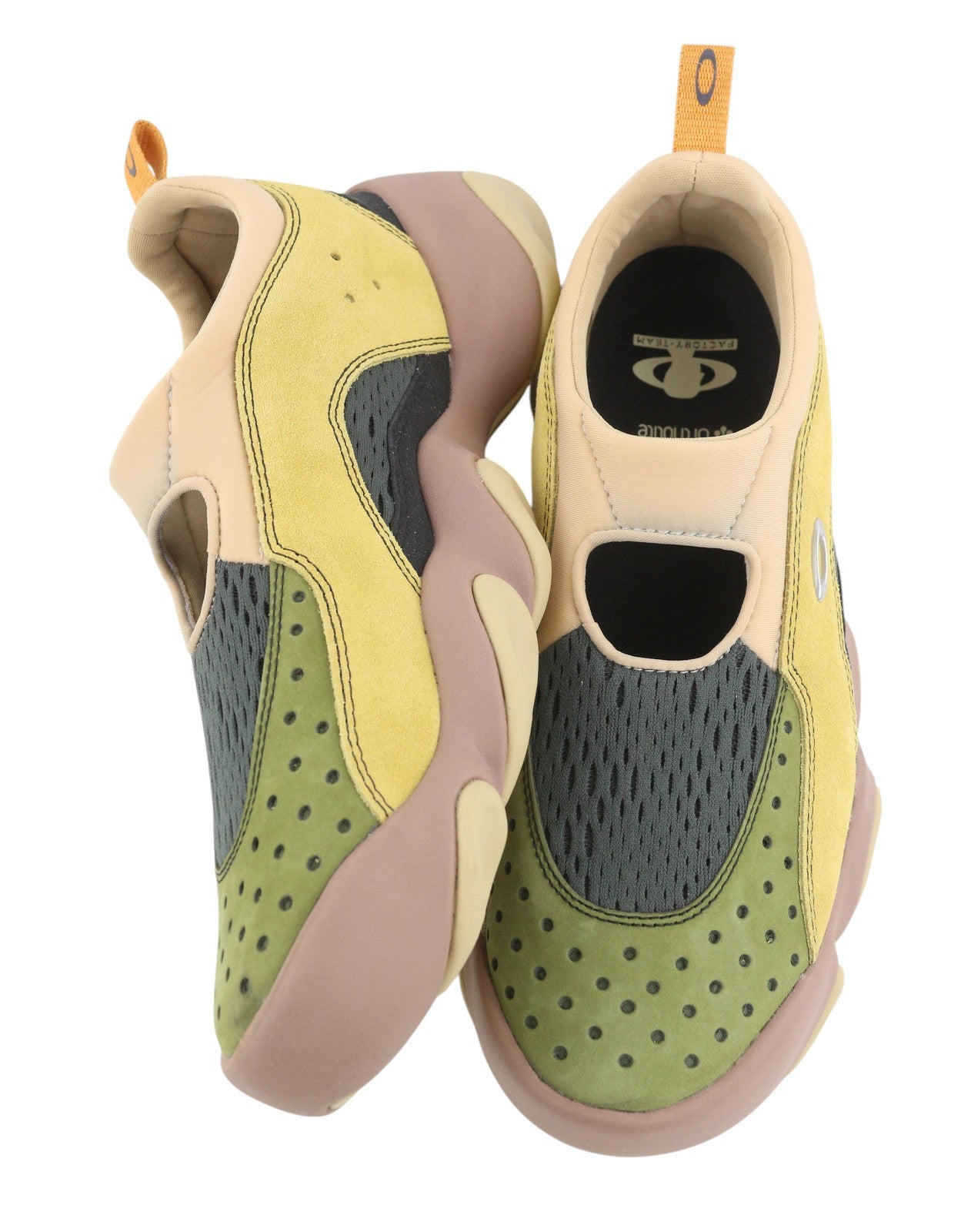 BRAIN DEAD x Oakley Factory Team Suede Flesh Men Sandals EU44 Whey Multi Low