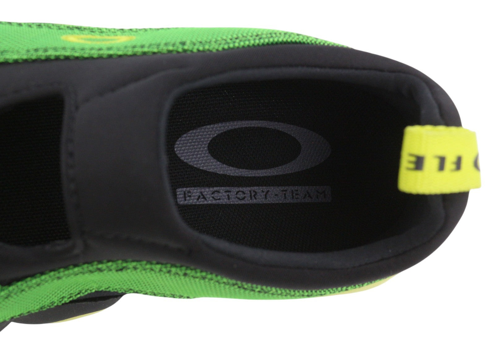 BRAIN DEAD x Oakley Factory Team Flesh Men Sandals EU42.5 Green Lemon Slip On