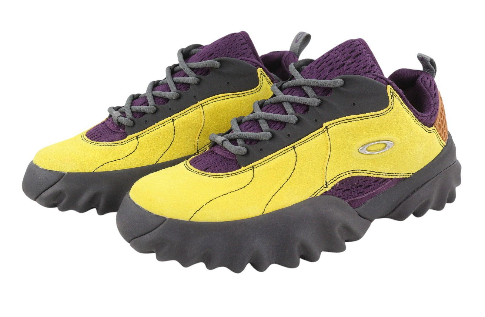 BRAIN DEAD x Oakley Factory Team Chop Saw Men Boots EU45 Lemon Plum Laced RRP189