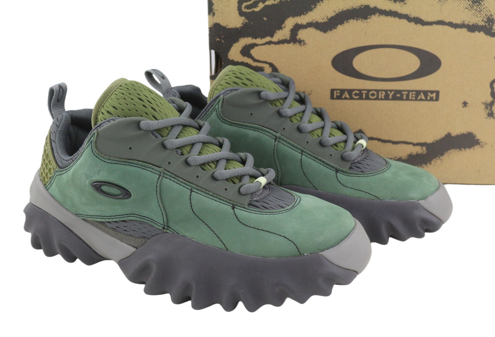 BRAIN DEAD x Oakley Factory Team Nubuck Chop Saw Women Boots EU39 Duck Green