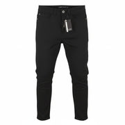 DENIM STUDIO Brave Soul Men Jeans W30 Black Button Fly Slim Fit Denim