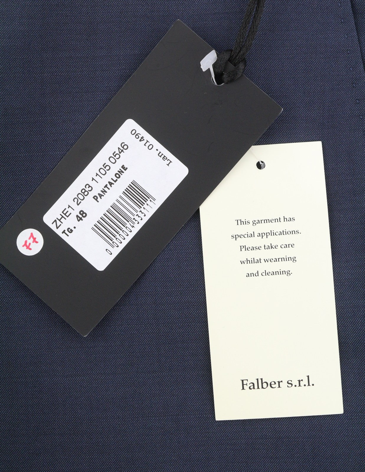 JOHN RICHMOND Women Trousers UK16 W34 Blue Wool Zip Fly Slim Fit