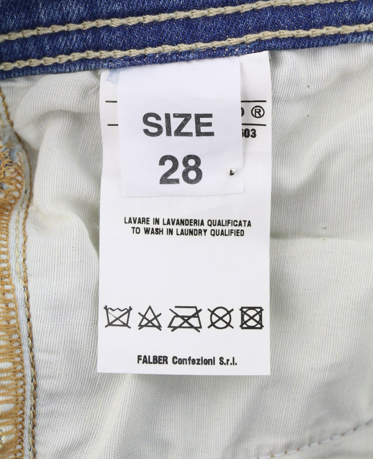 RICHMOND Women Shorts W28 Blue Whiskers Faded Distress Rhinestones Details
