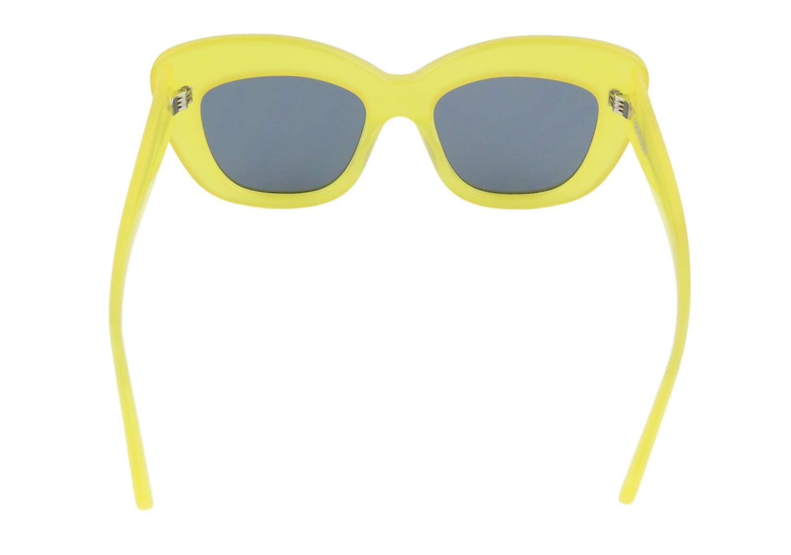 BRAIN DEAD Chibi Yellow/BLK Women Sunglasses OS Tinted Cat-Eye Style