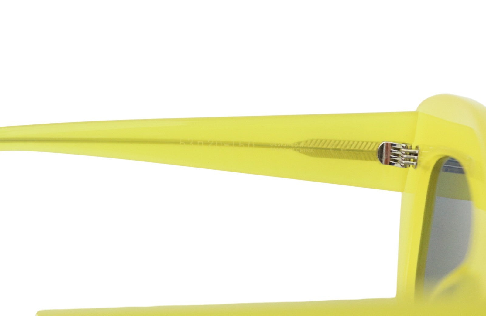 BRAIN DEAD Chibi Yellow/BLK Women Sunglasses OS Tinted Cat-Eye Style