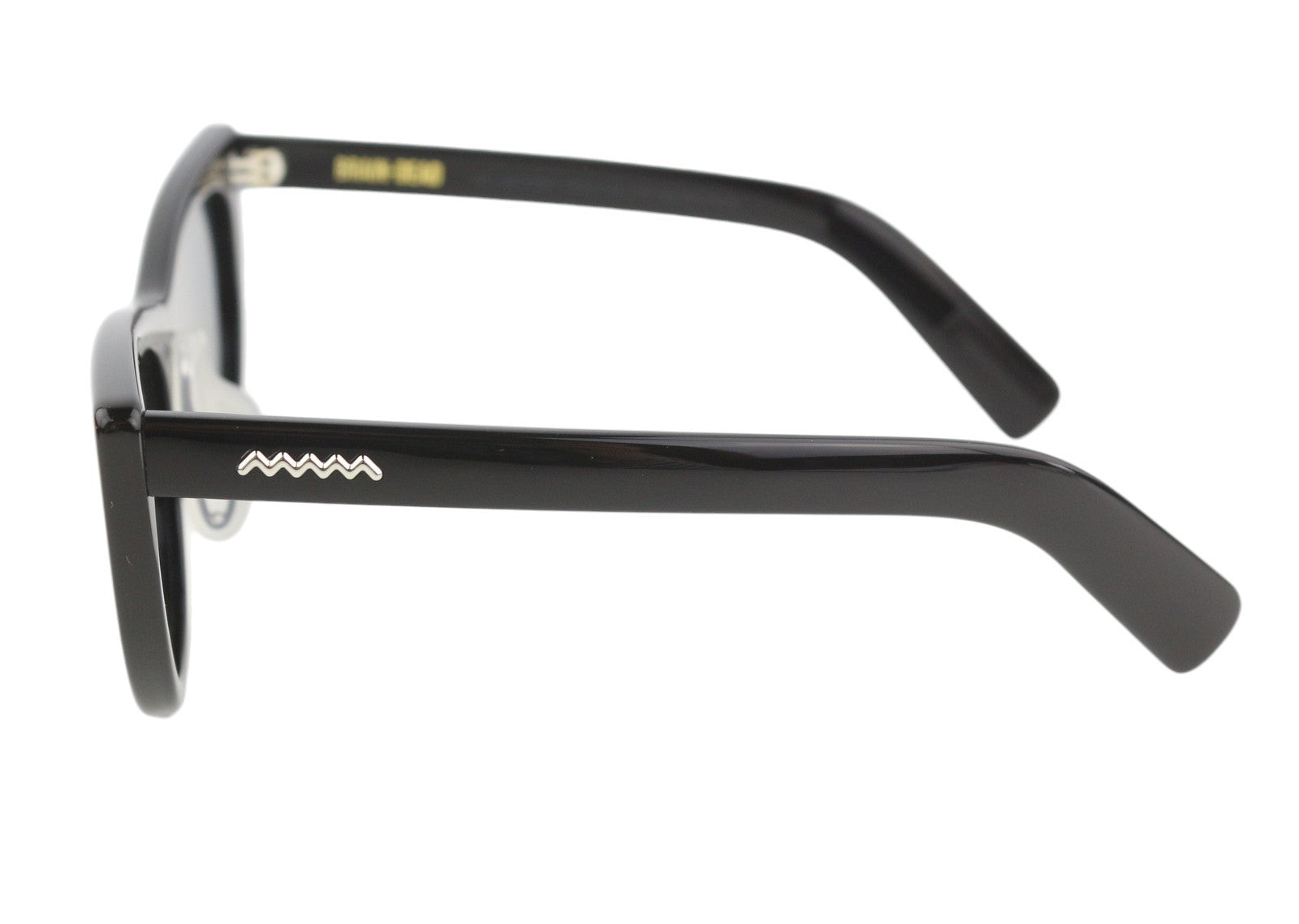 BRAIN DEAD Natto Black/Black Women Sunglasses OS UV Protection Tinted Cat-Eye