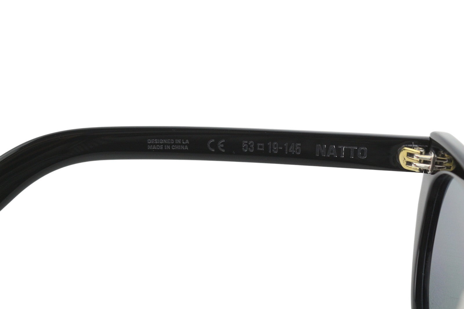 BRAIN DEAD Natto Black/Black Women Sunglasses OS UV Protection Tinted Cat-Eye