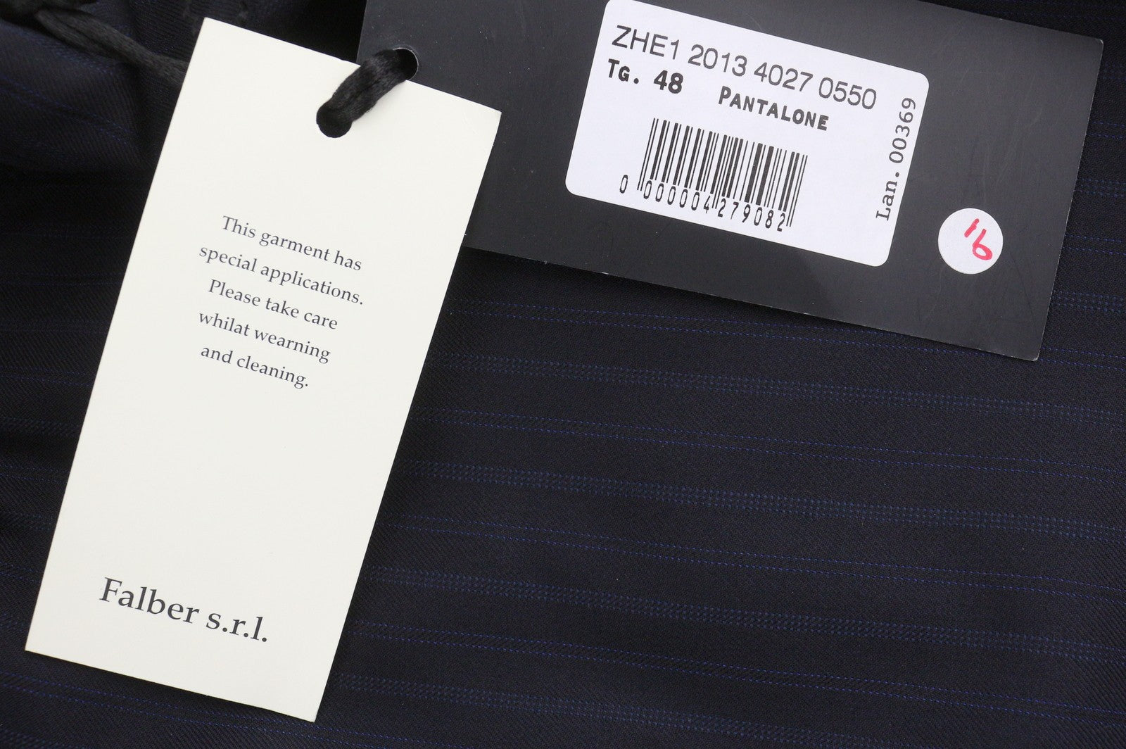 JOHN RICHMOND Women Trousers UK16 W35 Black Wool Pinstriped Flared Zip Fly