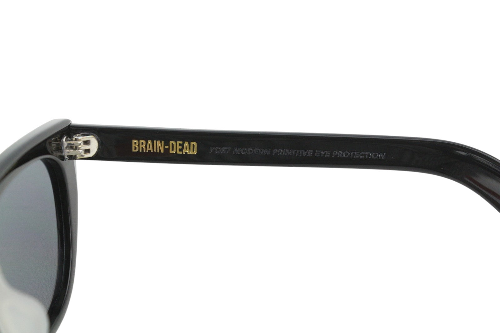 BRAIN DEAD Natto Black/Black Women Sunglasses OS UV Protection Tinted Cat Eye