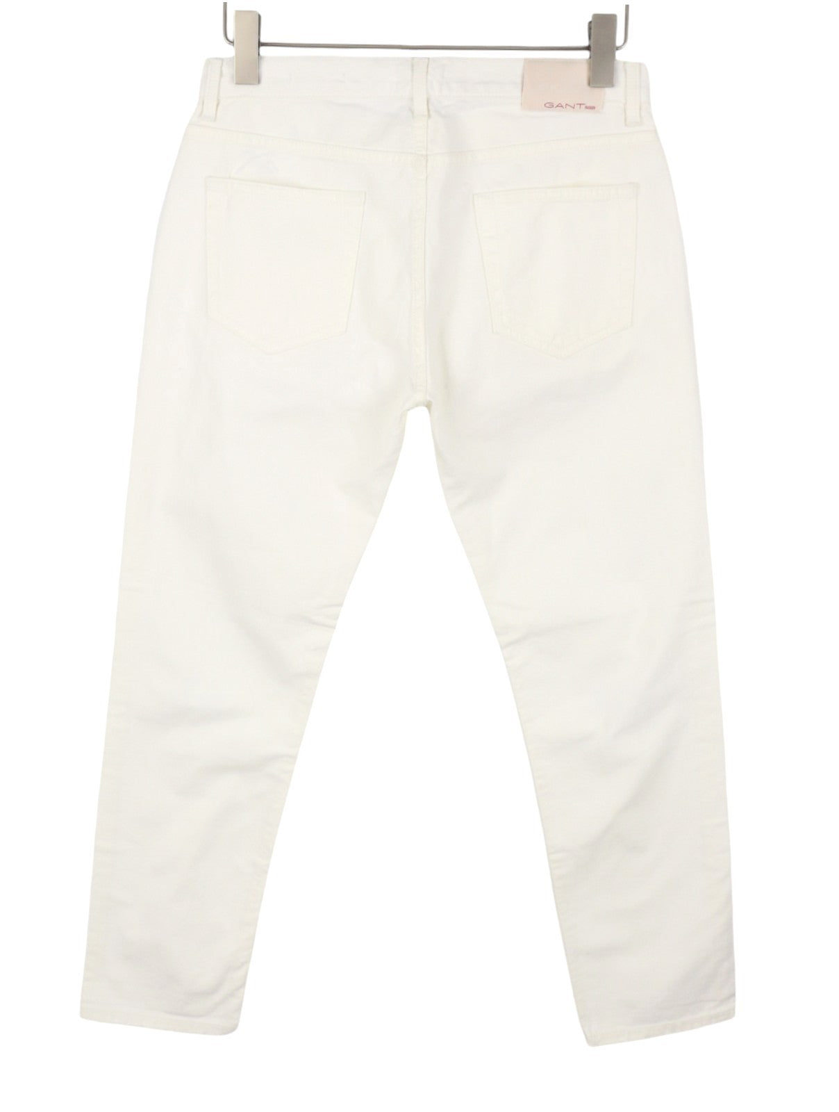 GANT Rugger Slacker White Women Jeans W27/L34 Off White Slim Fit Distress