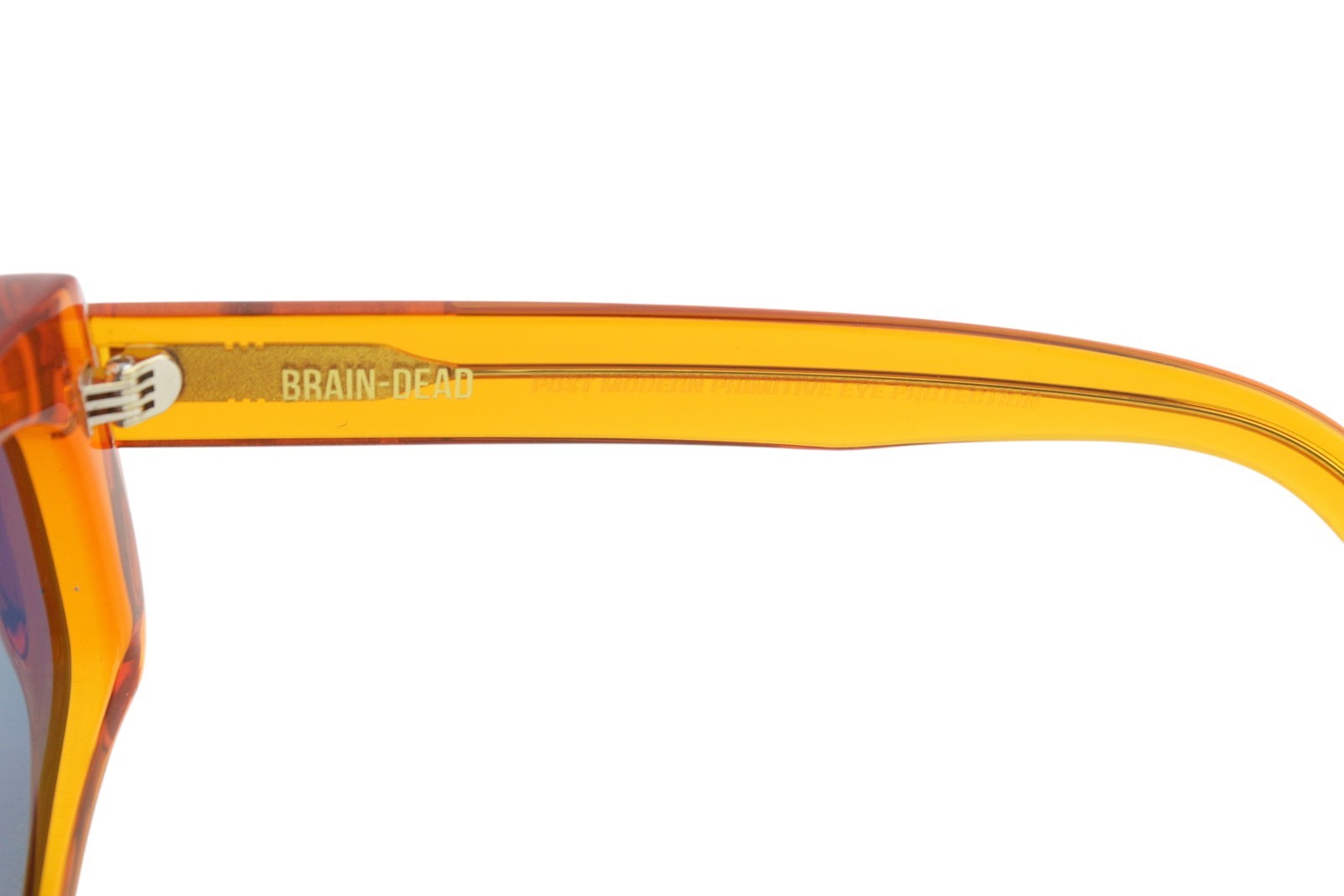 BRAIN DEAD Kopelman Orange/Blue Men Sunglasses OS UV Protection Tinted Unisex