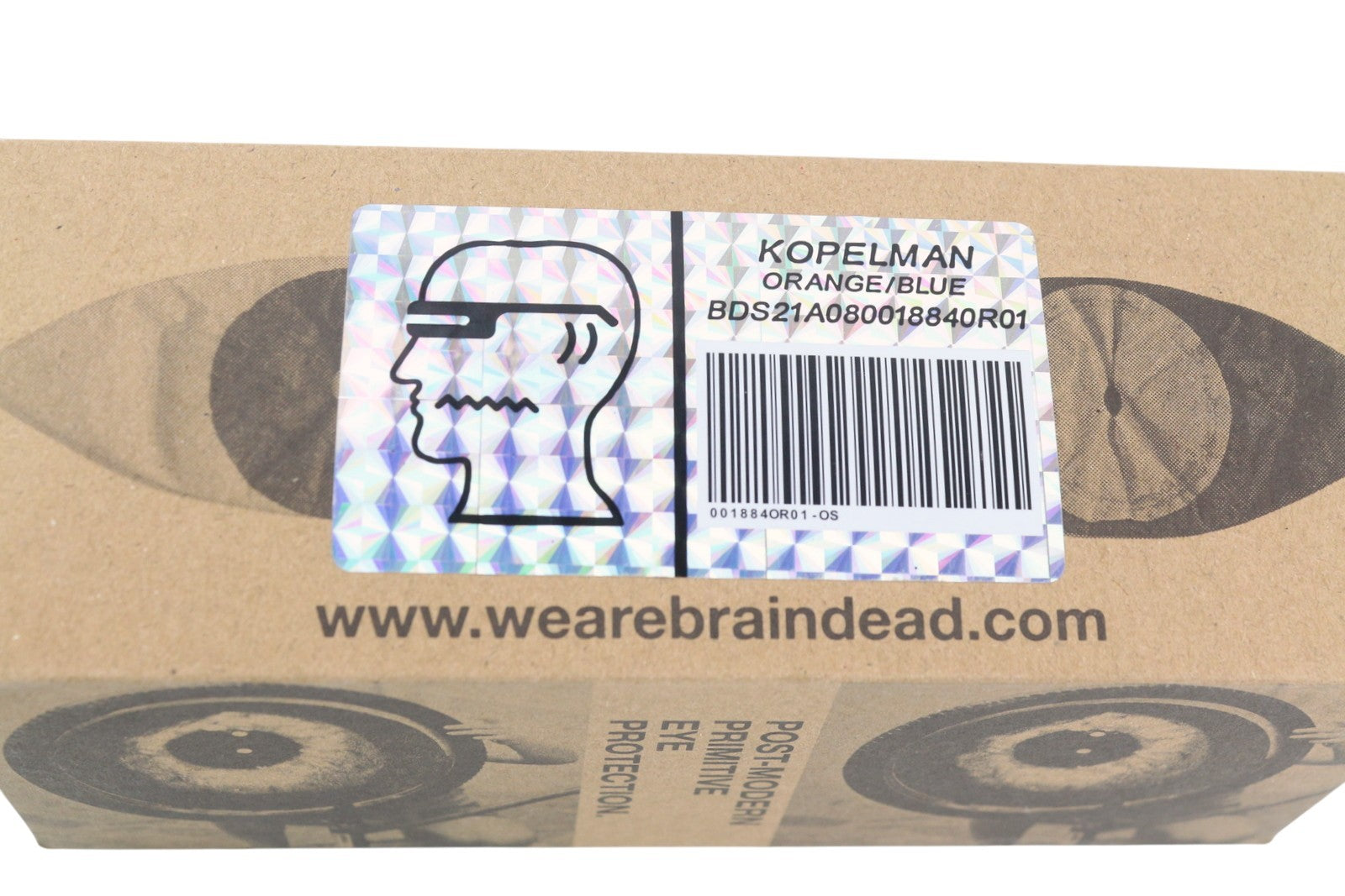 BRAIN DEAD Kopelman Orange/Blue Men Sunglasses OS UV Protection Unisex