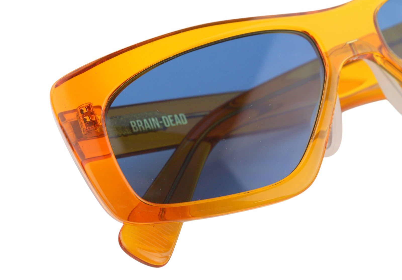 BRAIN DEAD Kopelman Orange/Blue Men Sunglasses OS UV Protection Unisex