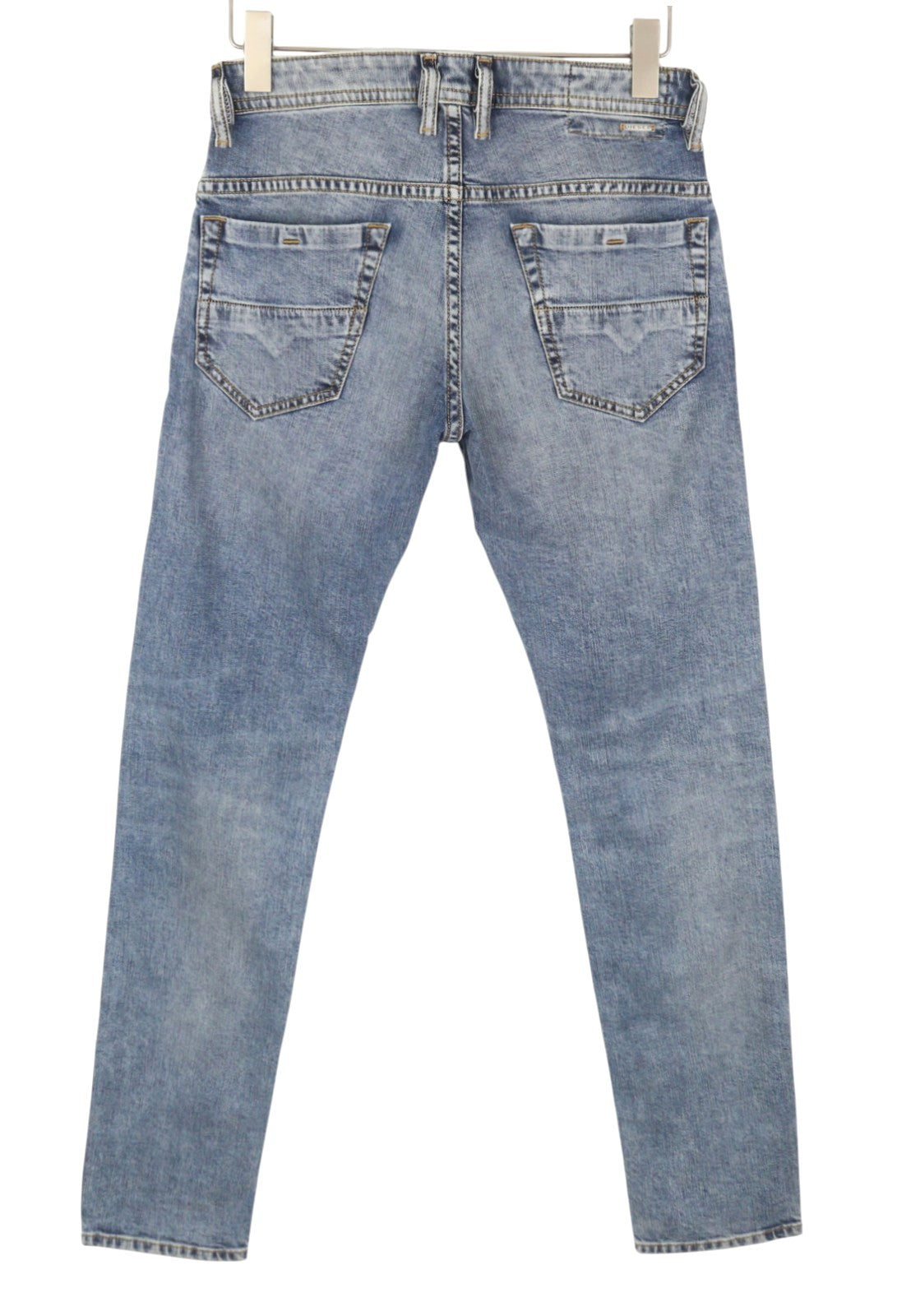 DIESEL Thommer 084UX Men Jeans W29/L32 Blue Faded Slim Skinny Fit Stretch