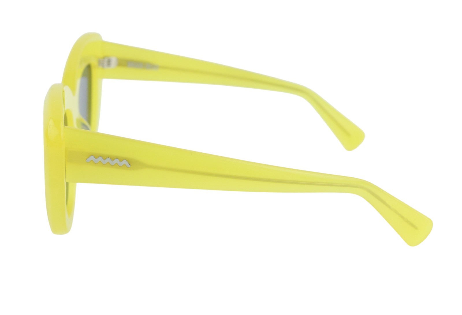 BRAIN DEAD Chibi Yellow/BLK Women Sunglasses OS Tinted Cat-Eye