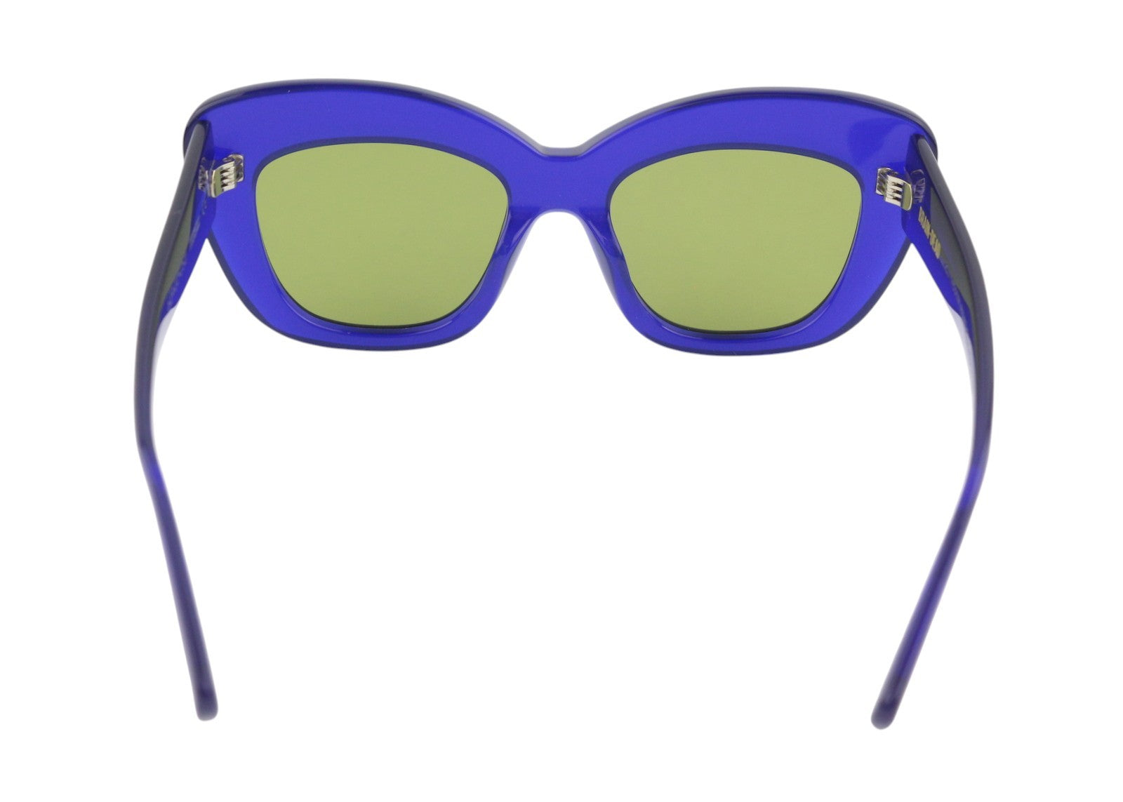 BRAIN DEAD Chibi Blue/BLK Women Sunglasses OS Tinted Cat-Eye Style