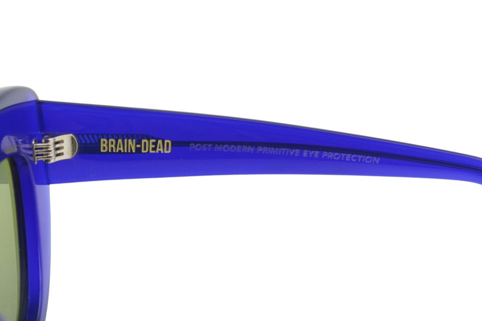 BRAIN DEAD Chibi Blue/BLK Women Sunglasses OS Tinted Cat-Eye Style