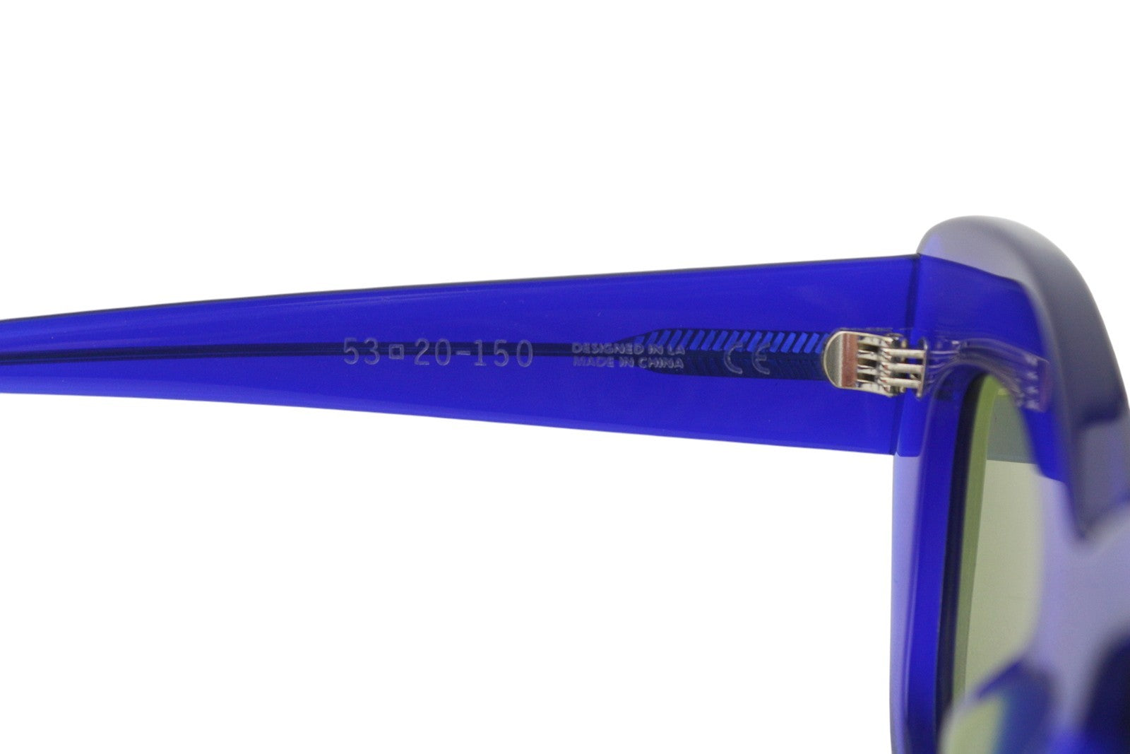 BRAIN DEAD Chibi Blue/BLK Women Sunglasses OS Tinted Cat-Eye Style