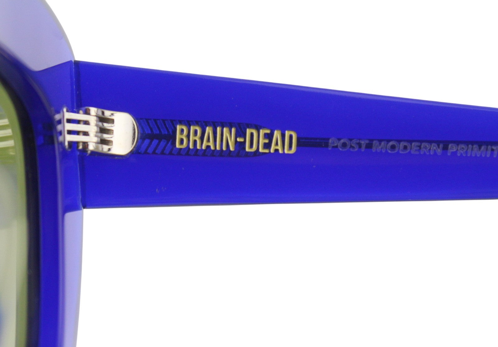BRAIN DEAD Chibi Blue/BLK Women Sunglasses OS Tinted Cat-Eye Style