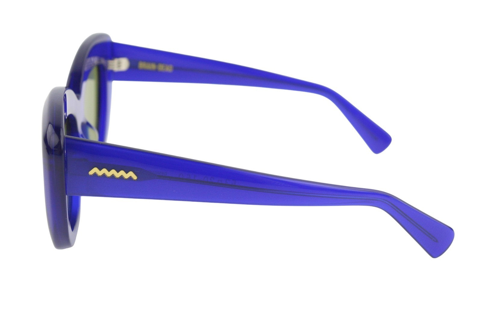 BRAIN DEAD Chibi Blue/BLK Women Sunglasses OS Tinted Cat-Eye
