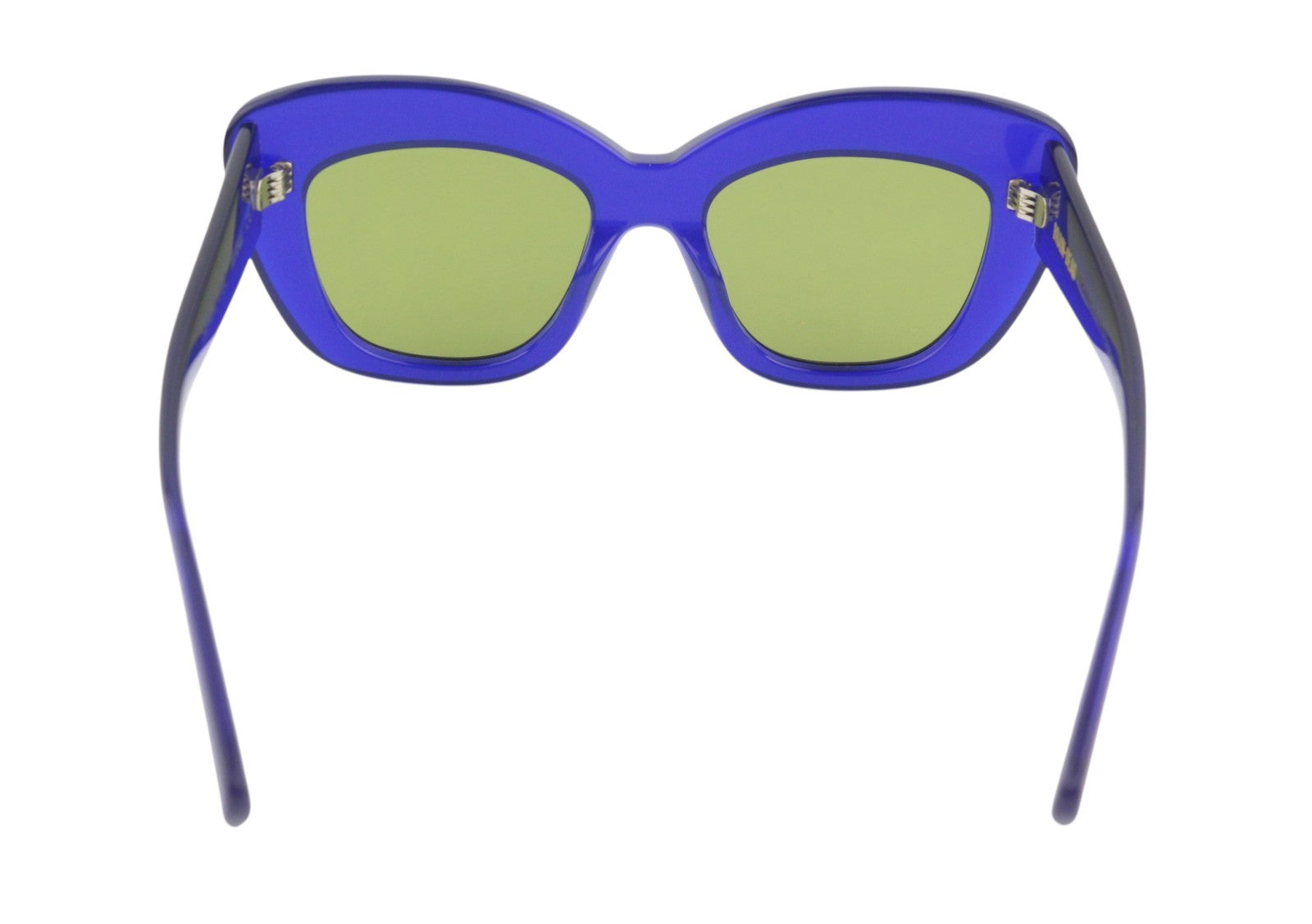 BRAIN DEAD Chibi Blue/BLK Women Sunglasses OS Tinted Cat-Eye