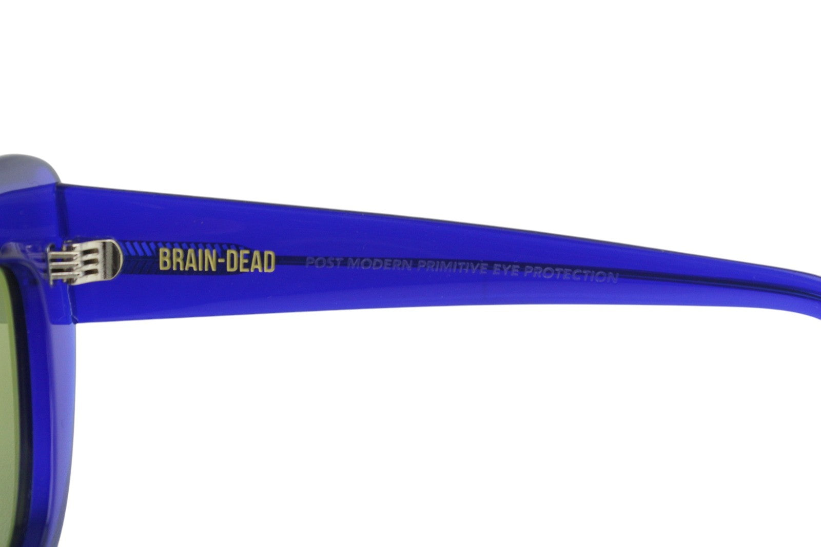 BRAIN DEAD Chibi Blue/BLK Women Sunglasses OS Tinted Cat-Eye
