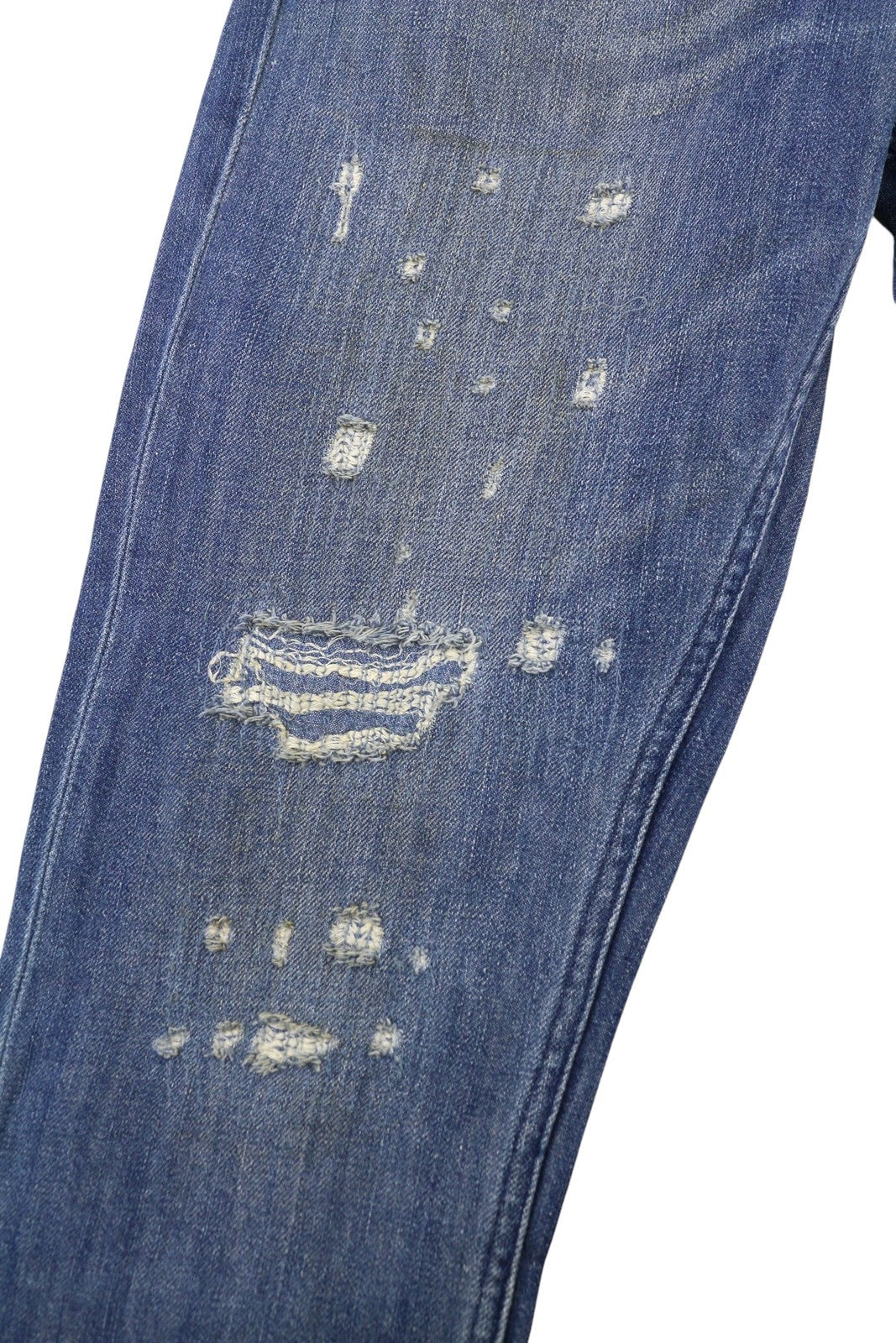 SCOTCH & SODA L'Adorable Boyfriend Women Jeans W25/L30 Blue Faded Distress
