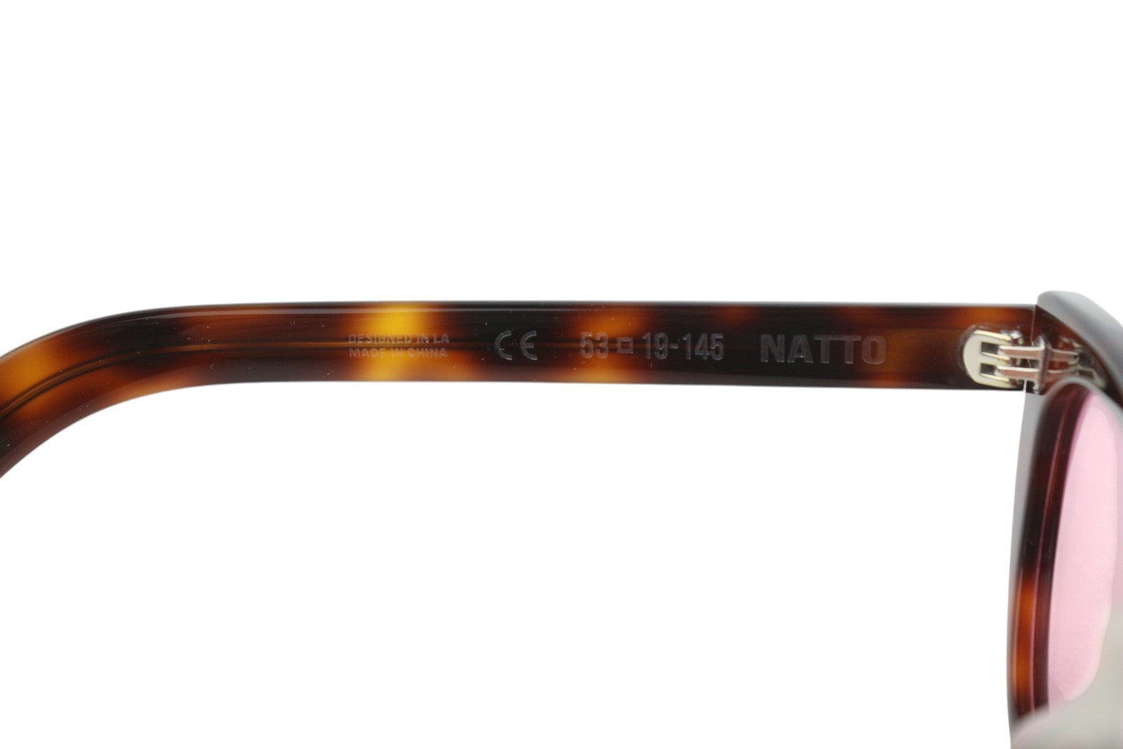 BRAIN DEAD Natto Brown Tortoise/Rose Women Sunglasses OS UV Protection Tinted