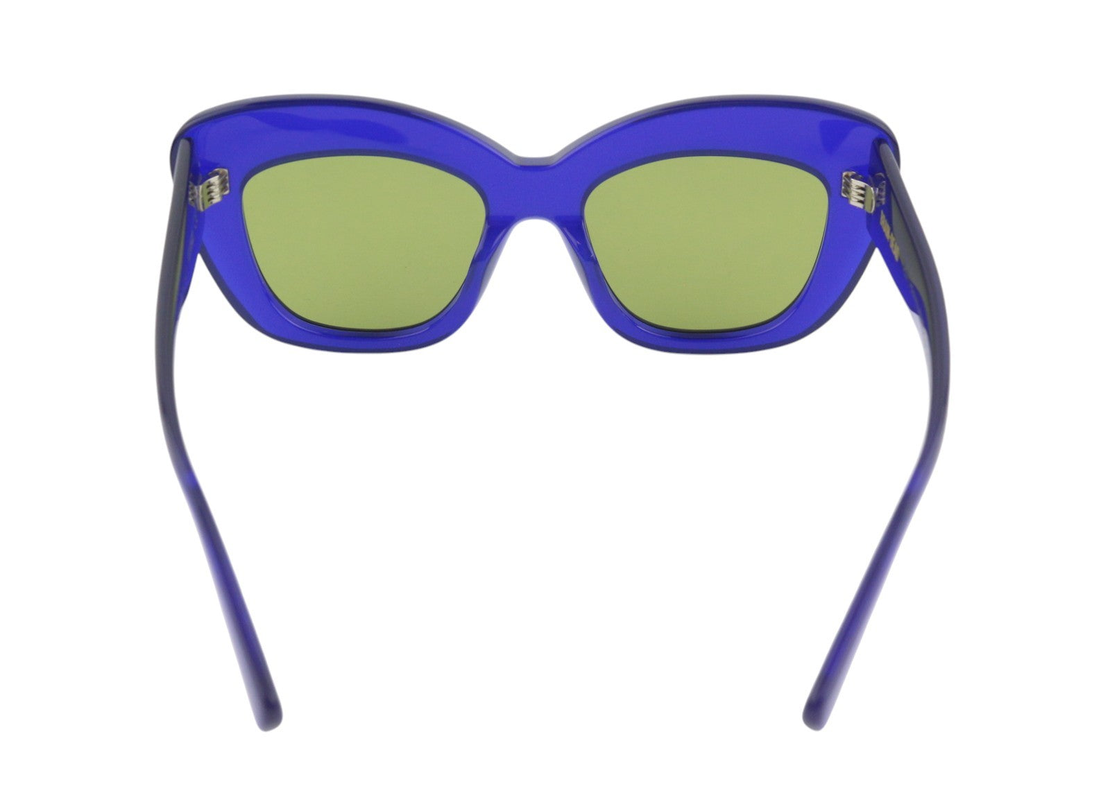 BRAIN DEAD Chibi Blue/BLK Women Sunglasses OS Tinted Cat-Eye Style