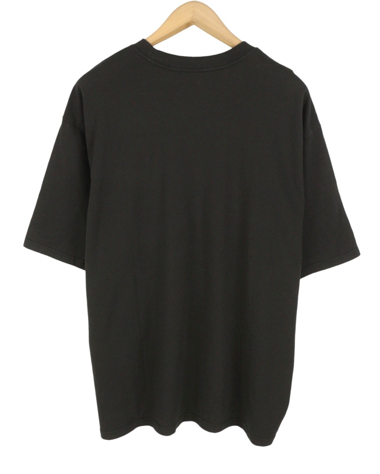 LEVI'S Loose Men T-Shirt XL Black Tricot Crew Neck Patch Pocket Short Sleeve