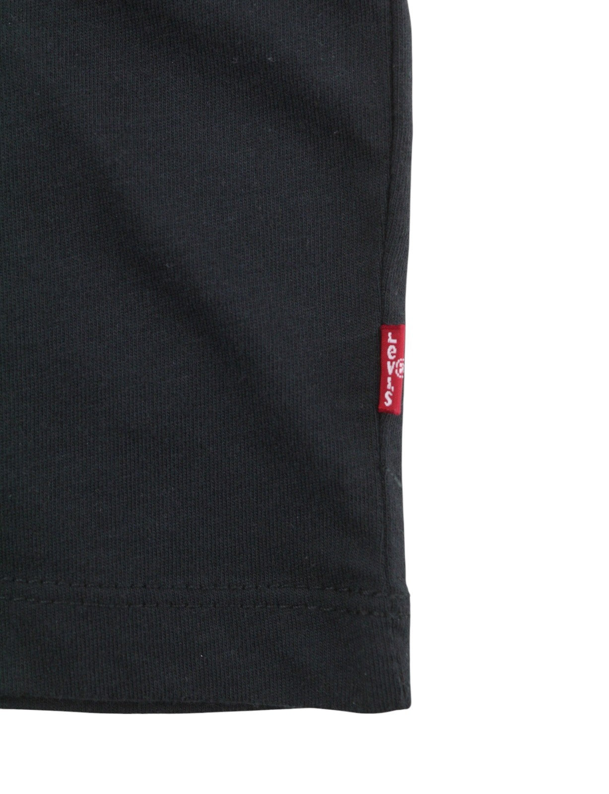 LEVI'S Slim Men T-Shirt S Black Tricot Crew Neck Short Sleeve