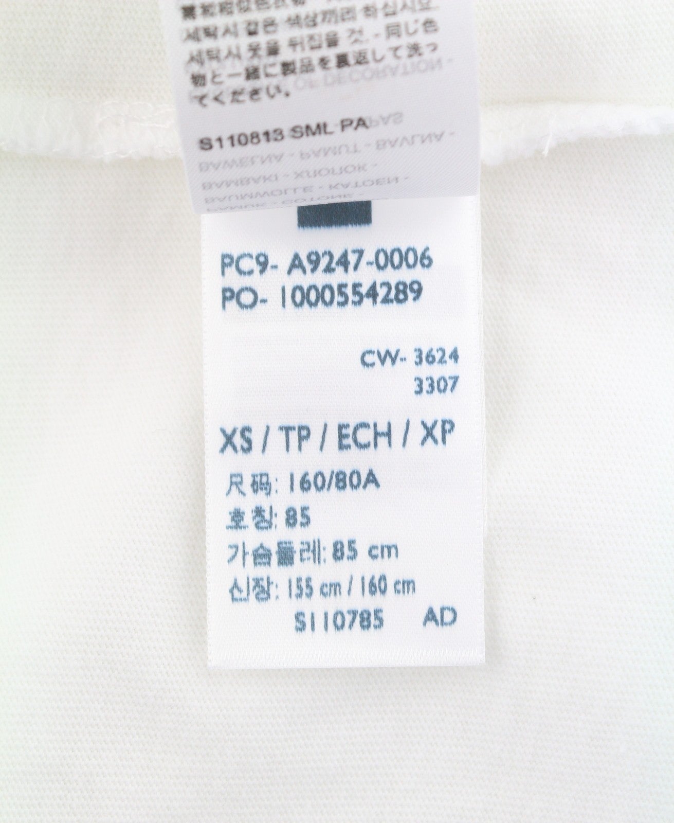 LEVI'S Relaxed Men T-Shirt XS White Cotton Tricot Long Sleeved