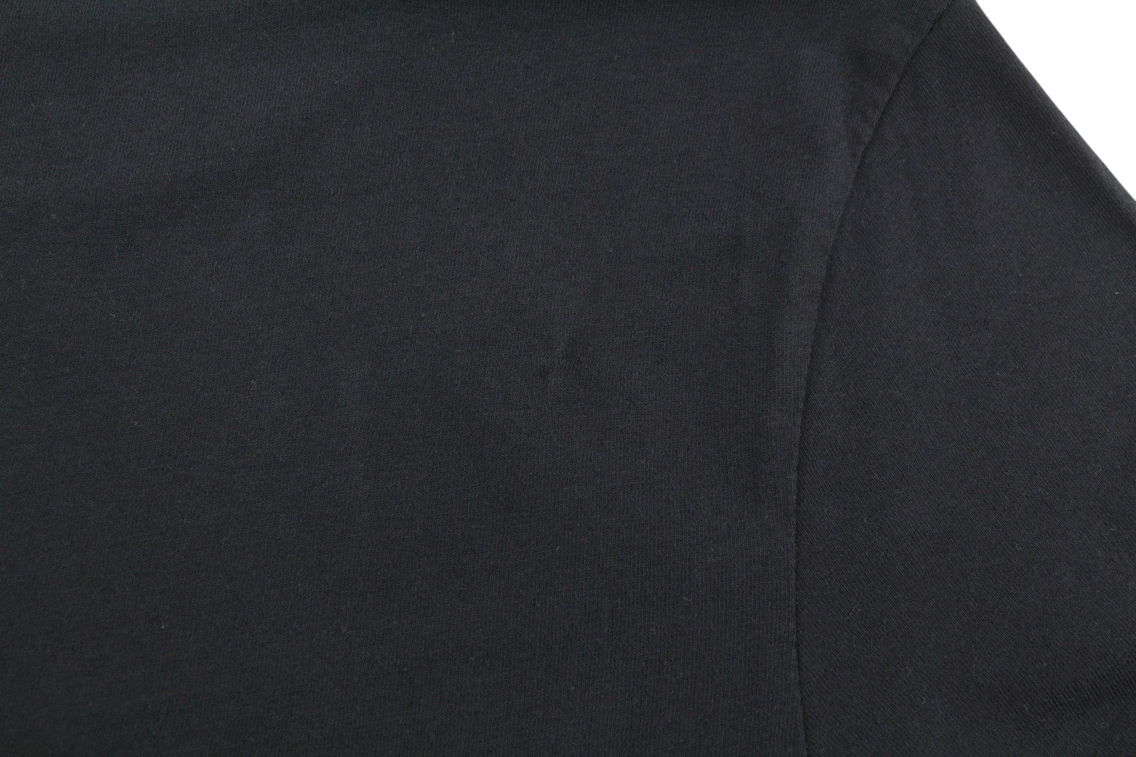 LEVI'S Standard Men T-Shirt XS Black Tricot Cotton Crew Long Sleeved